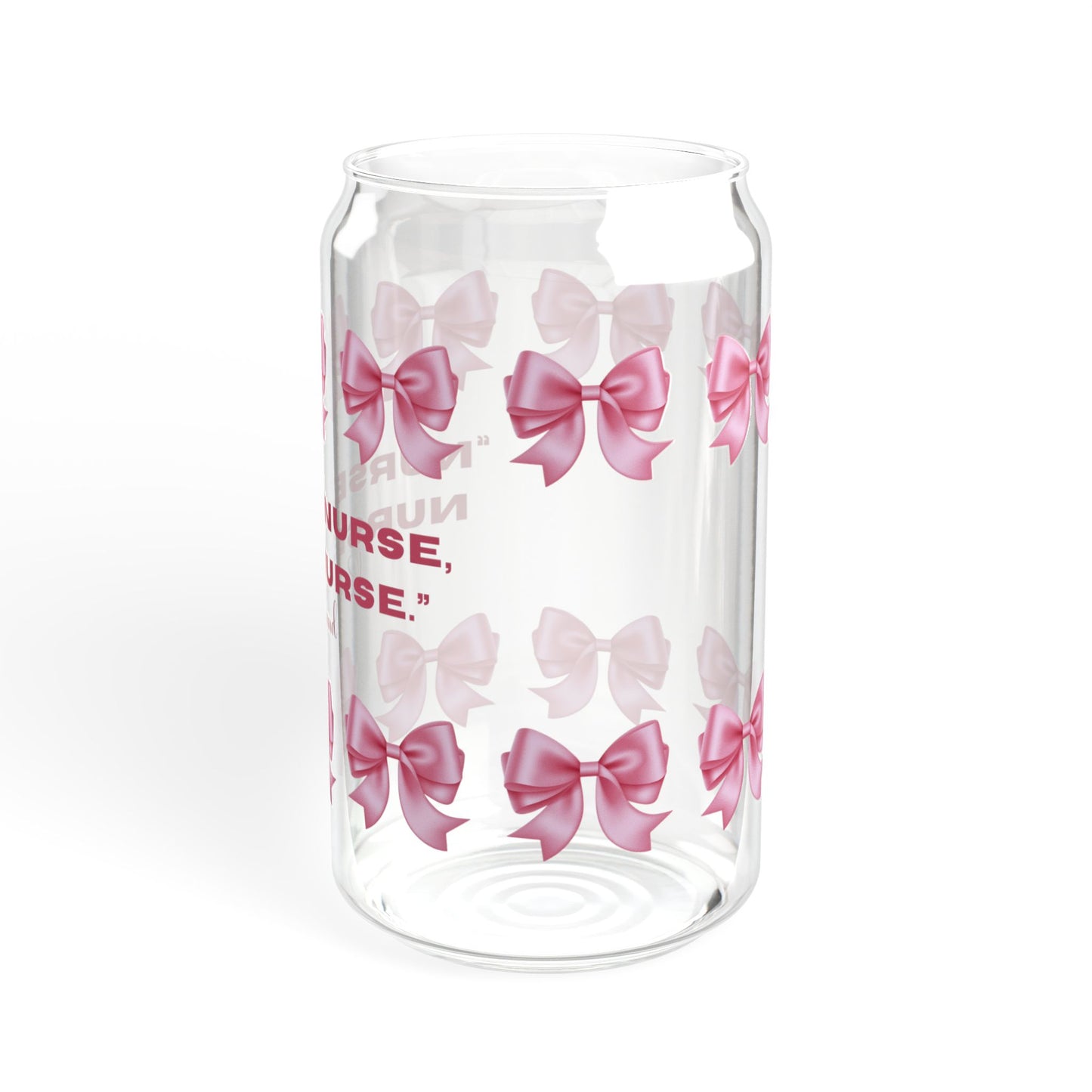 Nursey Nurse Sipper Glass, 16oz