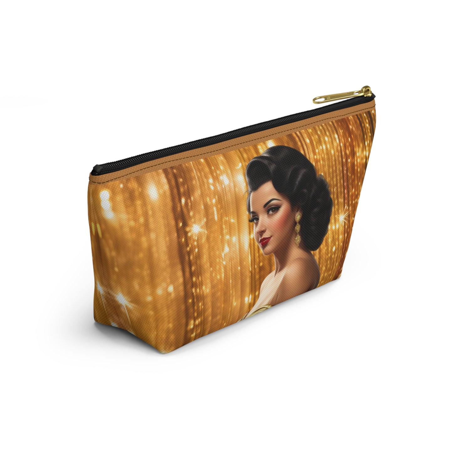 Retro Glam Girl "Ana Maria" Accessory Pouch w T-bottom