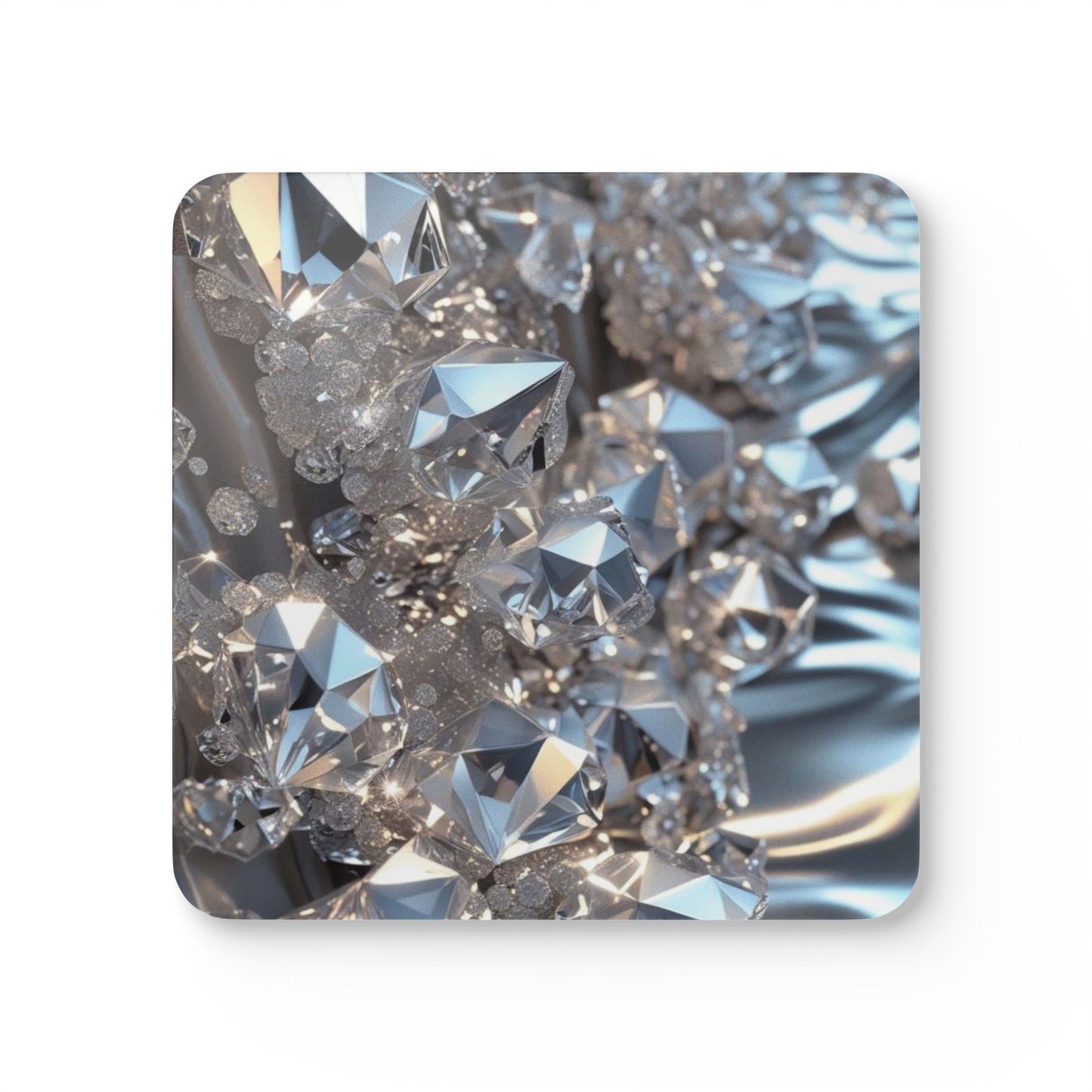 Diamond Life Corkwood Coaster Set