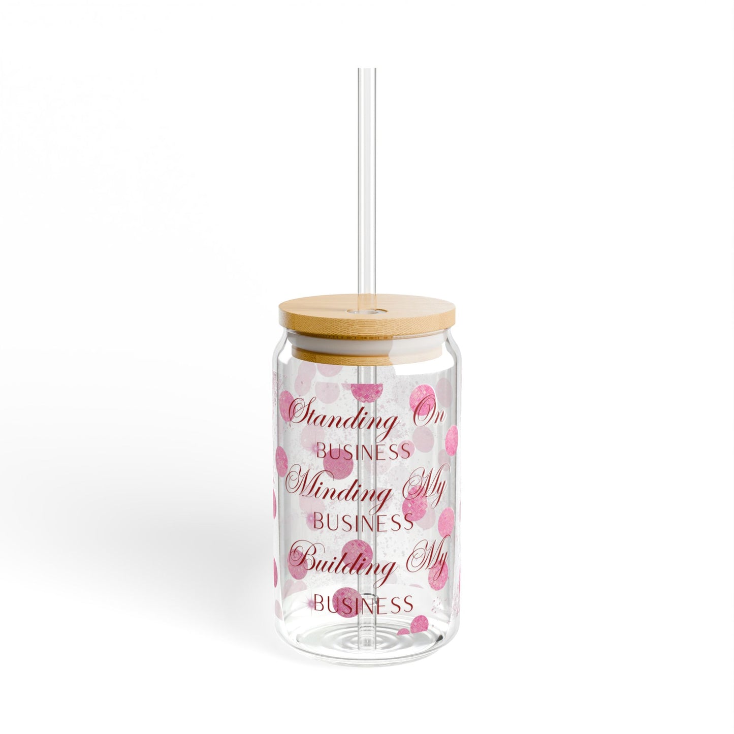 Business Sipper Glass, 16oz