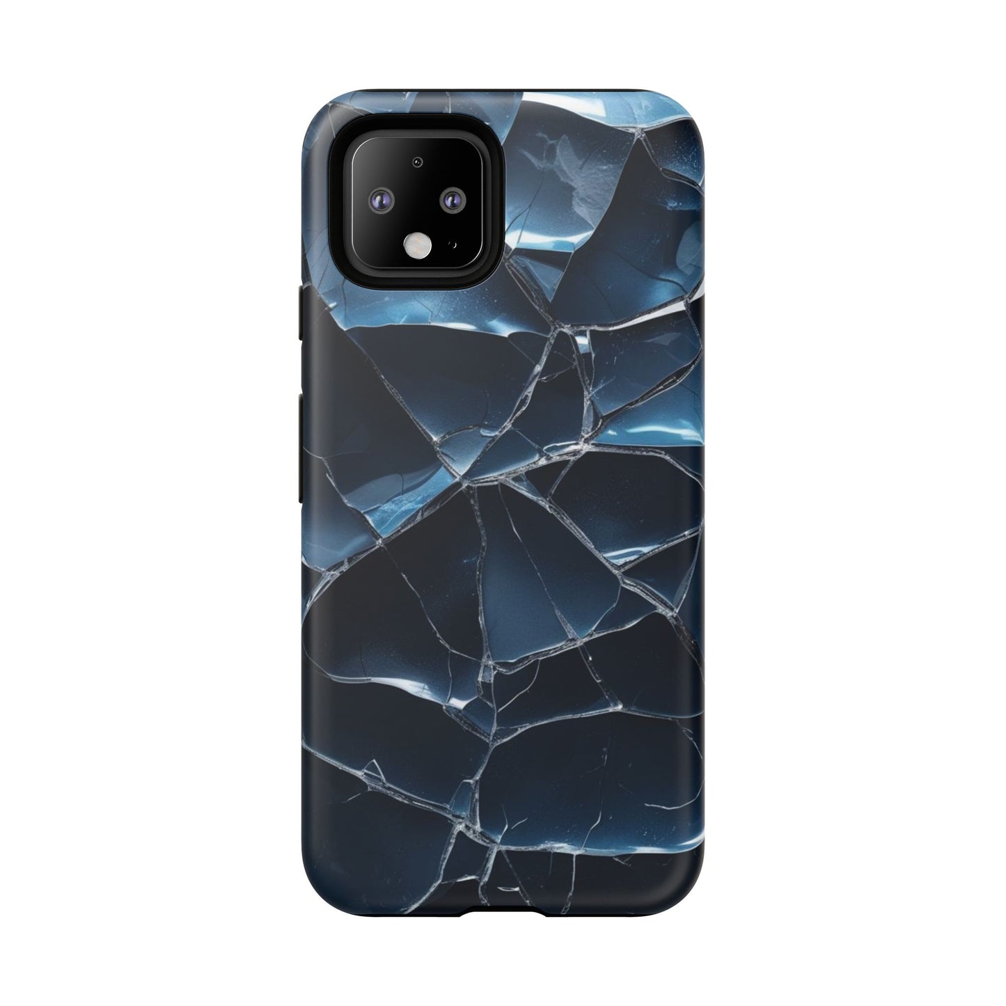 Crack'd (Dark Blue) Tough Cases