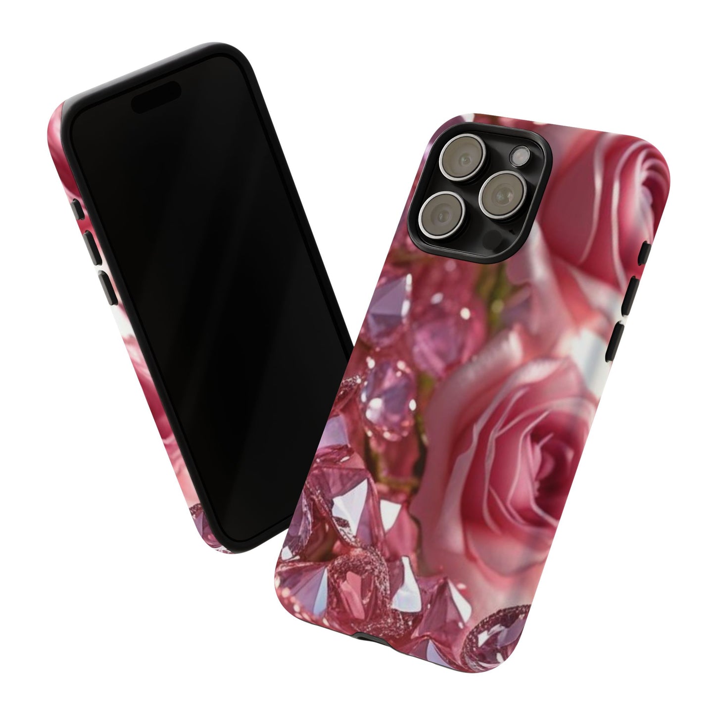 Pink Diamonds & Petals Tough Cases