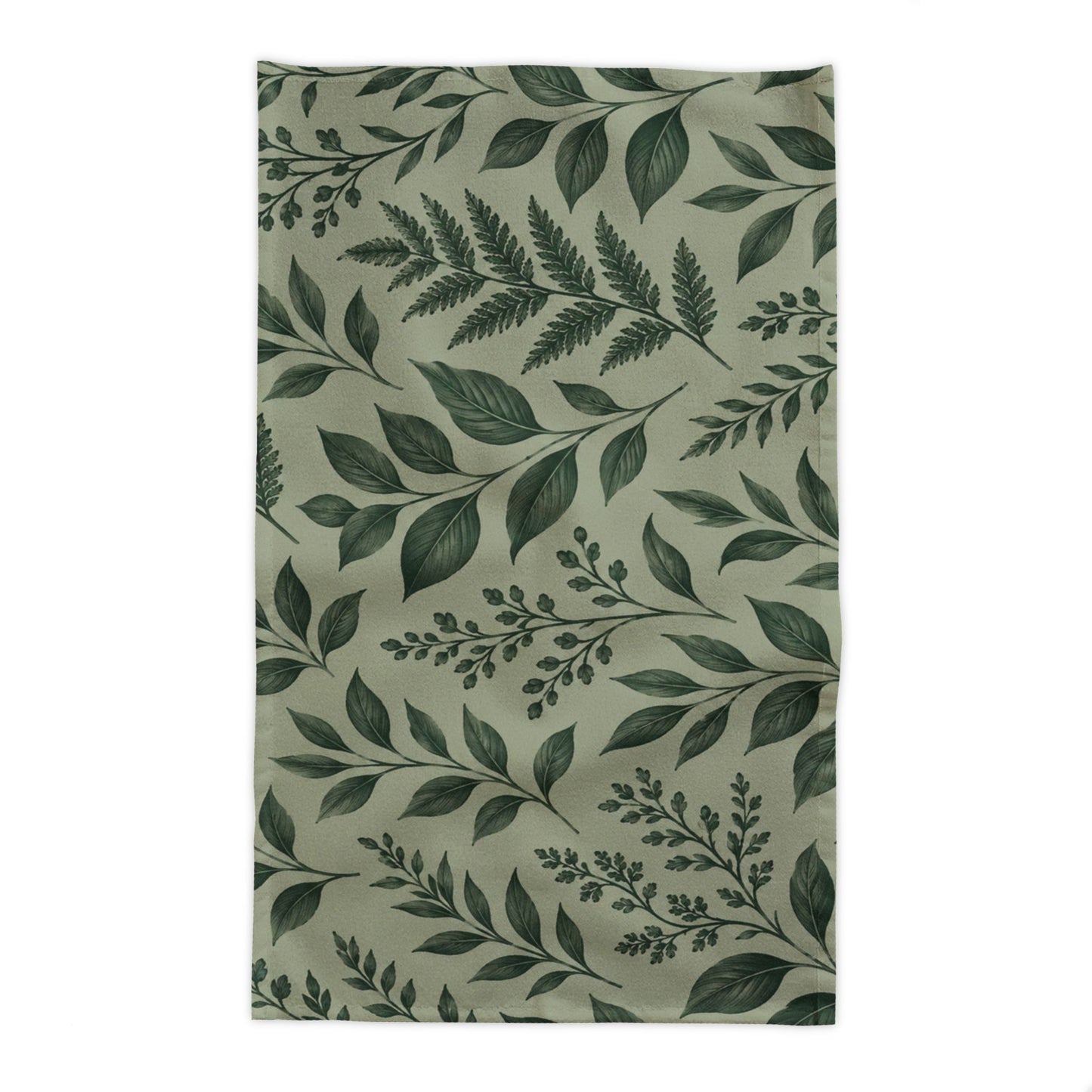 Botanical Green Leaf Tablecloth – for Dining & Seasonal Decor