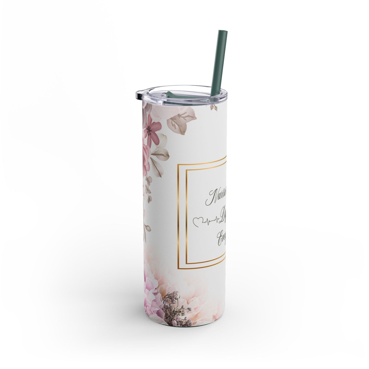 Nurses Make a Difference Maars Maker Skinny Matte Tumbler, 20oz