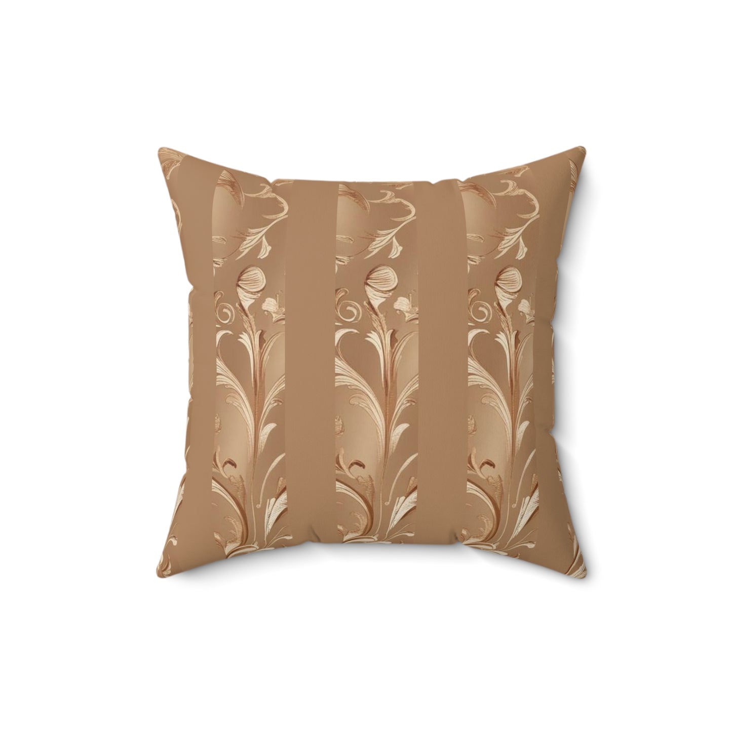 Mocha Bliss Spun Polyester Square Pillow