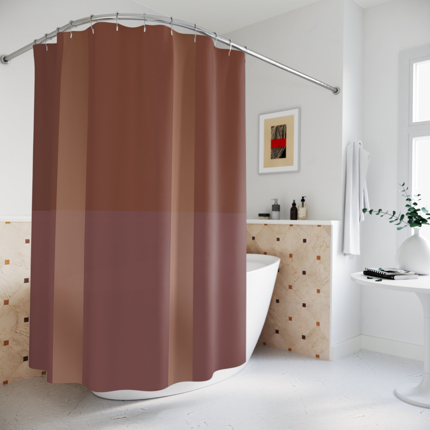Down to Earth Tone Shower Curtains