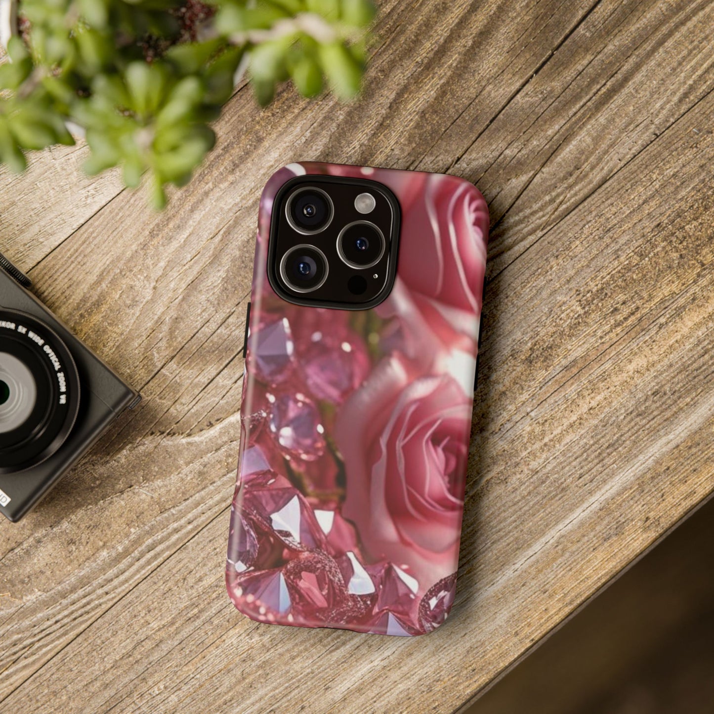 Pink Diamonds & Petals Tough Cases