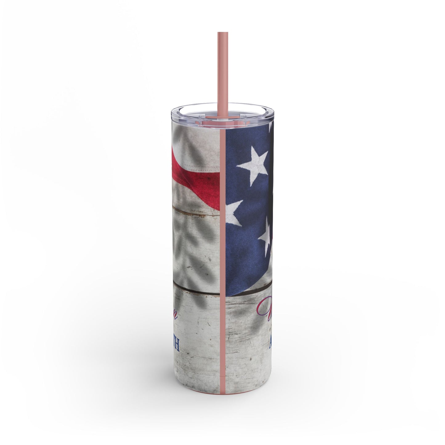 Woman Veteran Maars Maker Skinny Matte Tumbler, 20oz