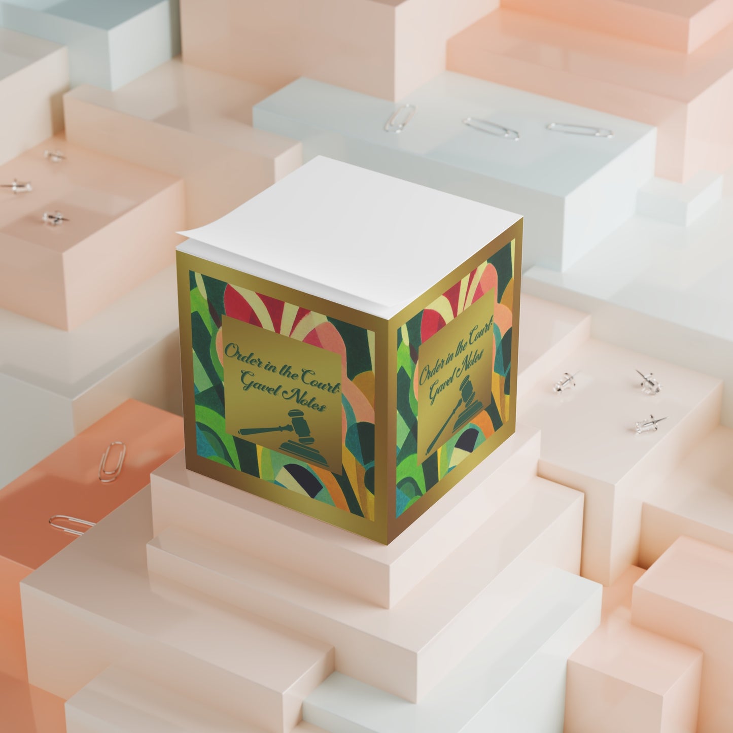 Order in the Court Note Cube
