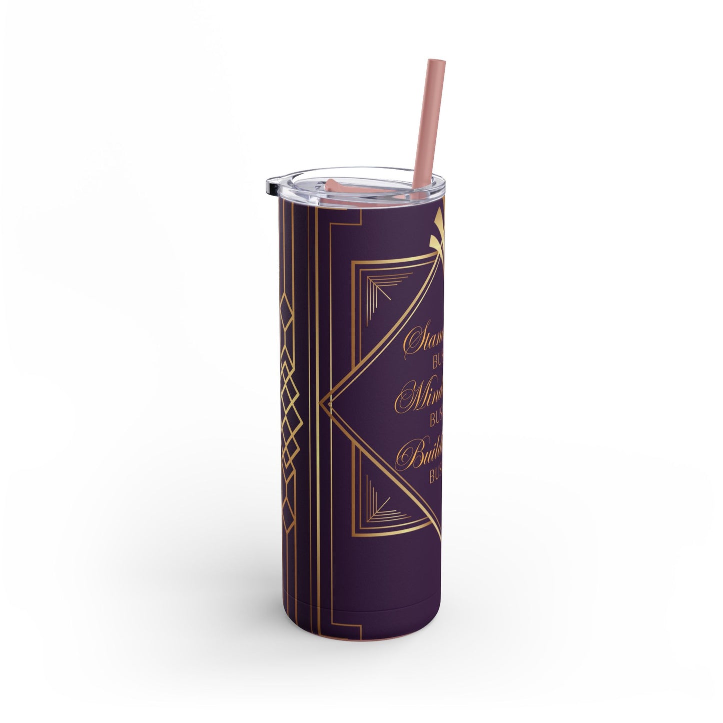 Business 2 (Purple) Maars Maker Skinny Matte Tumbler, 20oz
