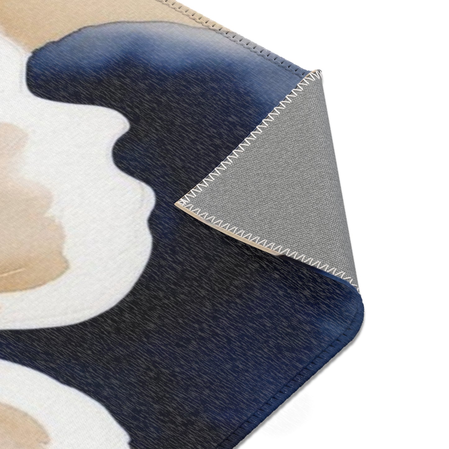 Abstract Floral Area Rugs