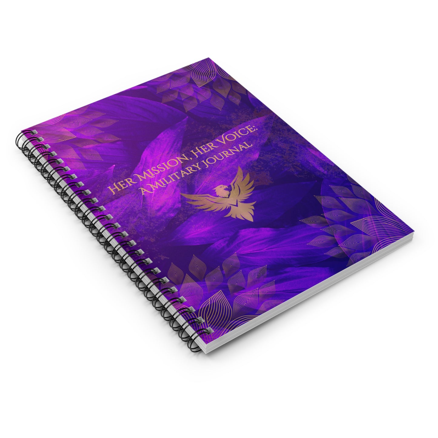 Her Mission, Her Voice Spiral Notebook - Ruled Line