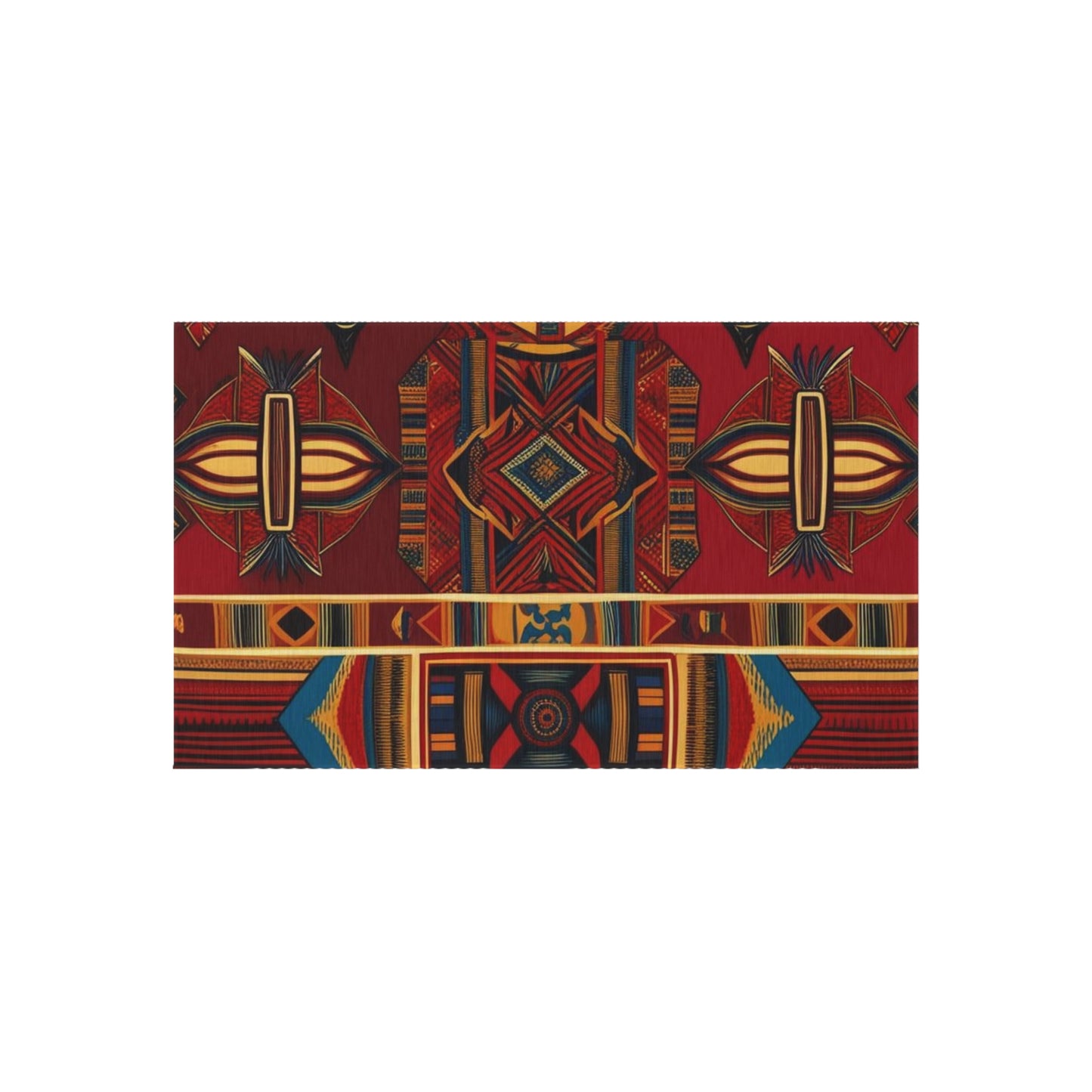 African Canvas Outdoor Rug