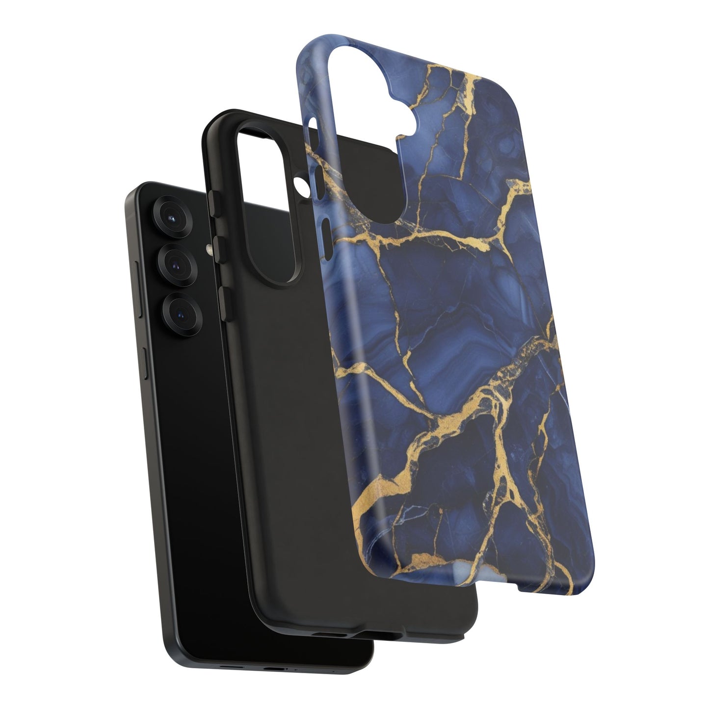 Indigo Marble Tough Cases