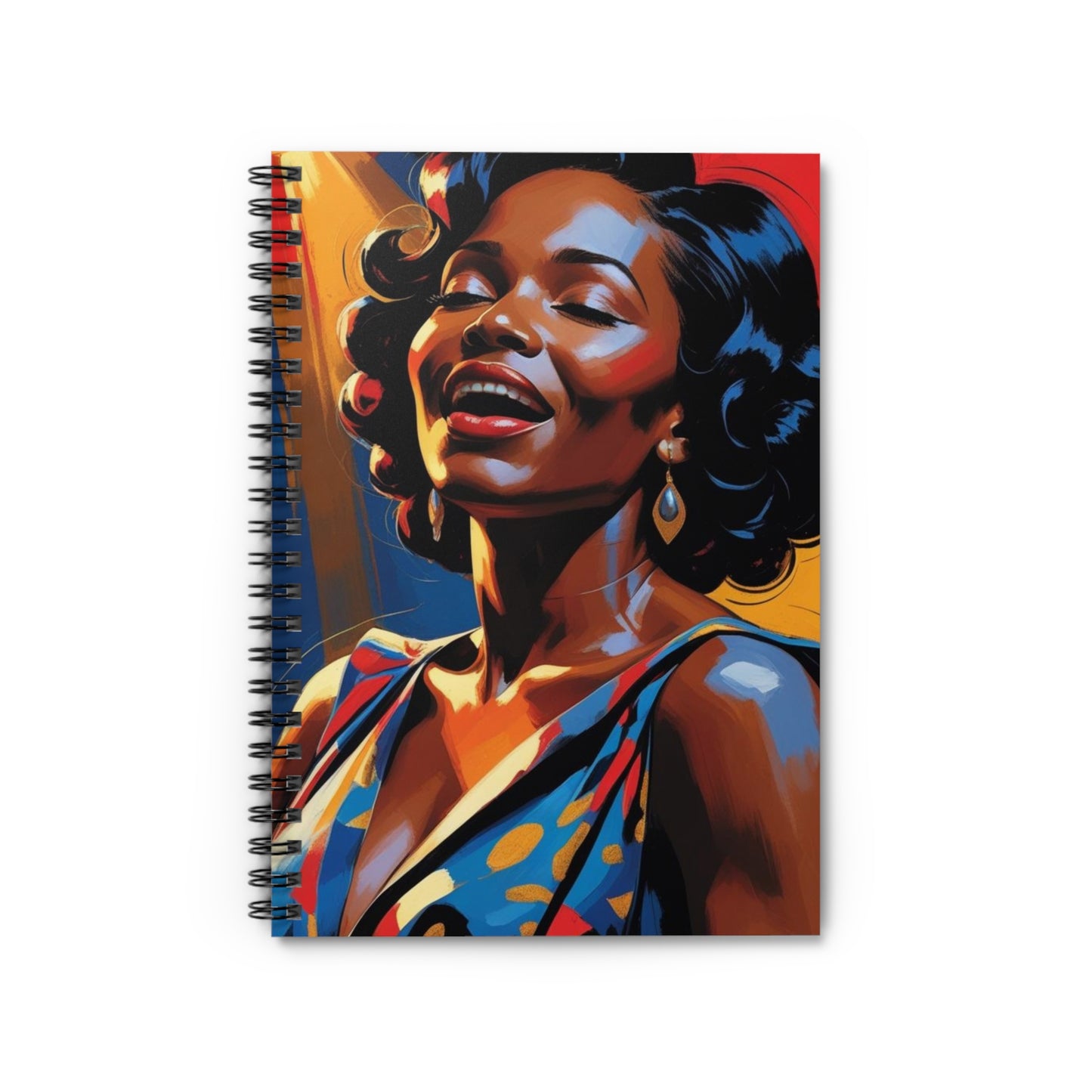 Jazz Songstress Spiral Notebook - Ruled Line