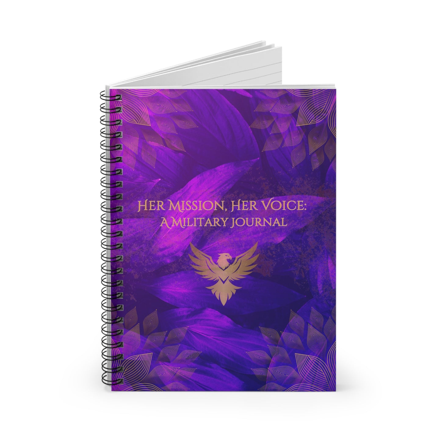 Her Mission, Her Voice Spiral Notebook - Ruled Line