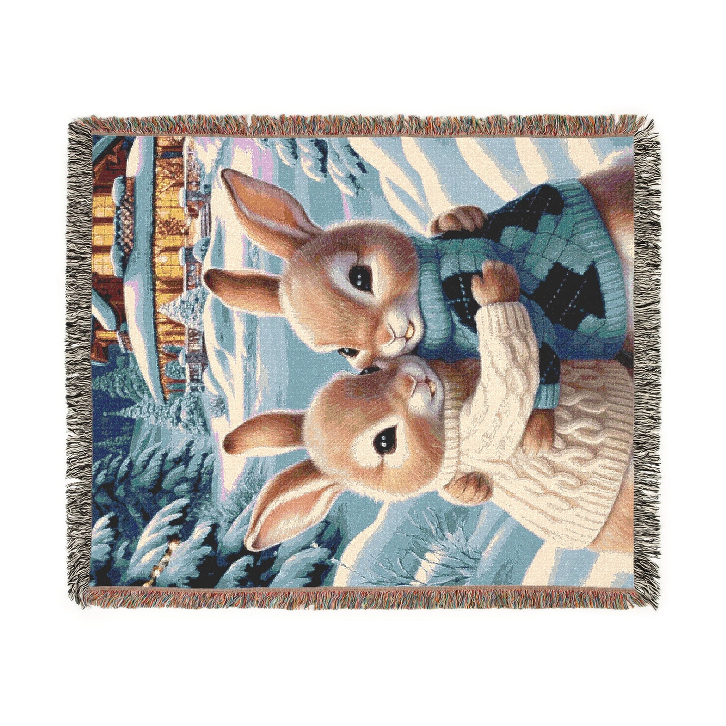 Snuggle Bunnies Woven Blanket