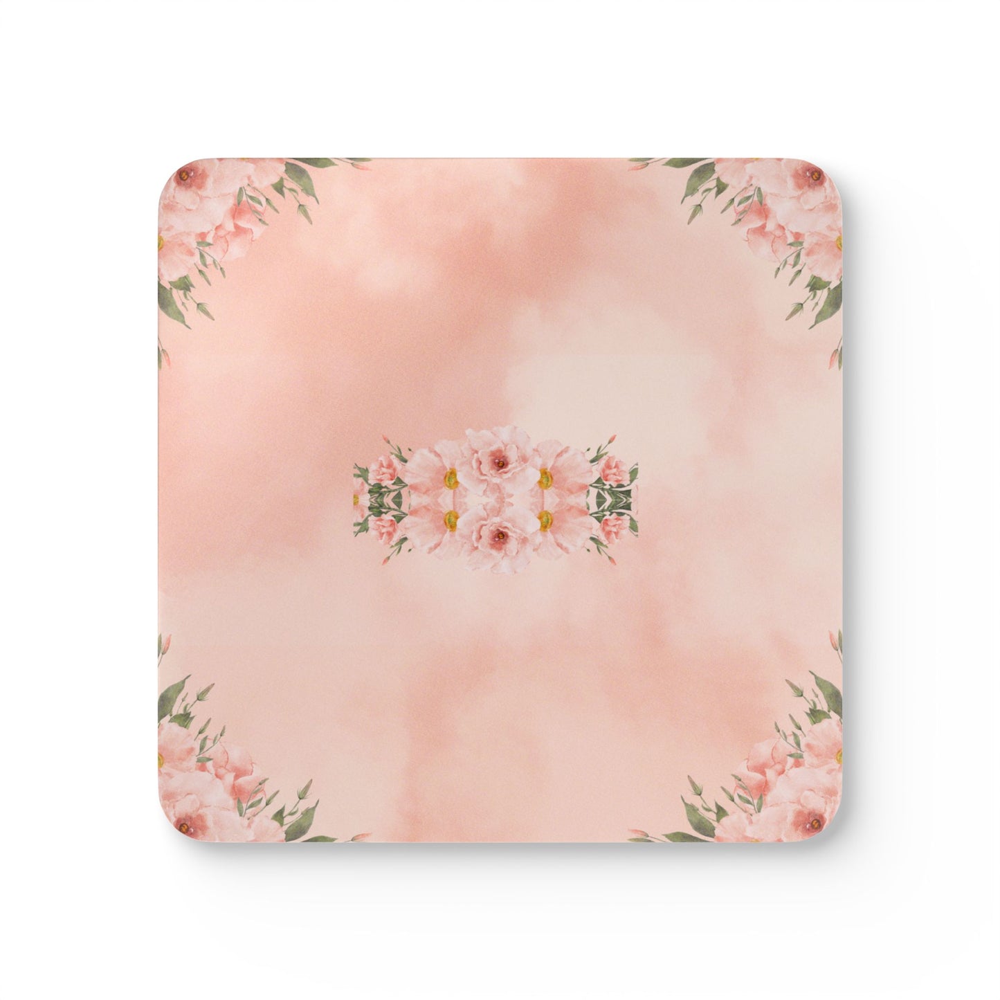 Peachy Keen Corkwood Coaster Set