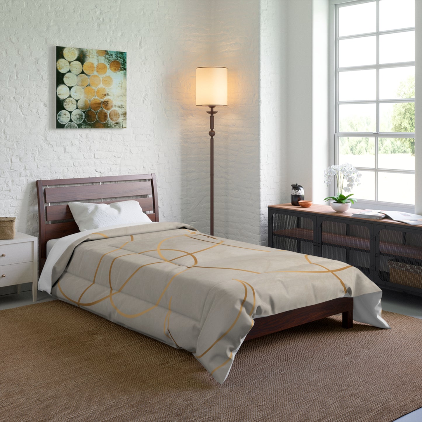 Golden Eclipse Comforter