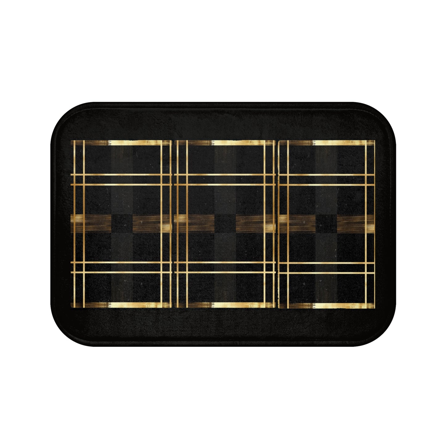 Noir & Gold Glam Bath Mat