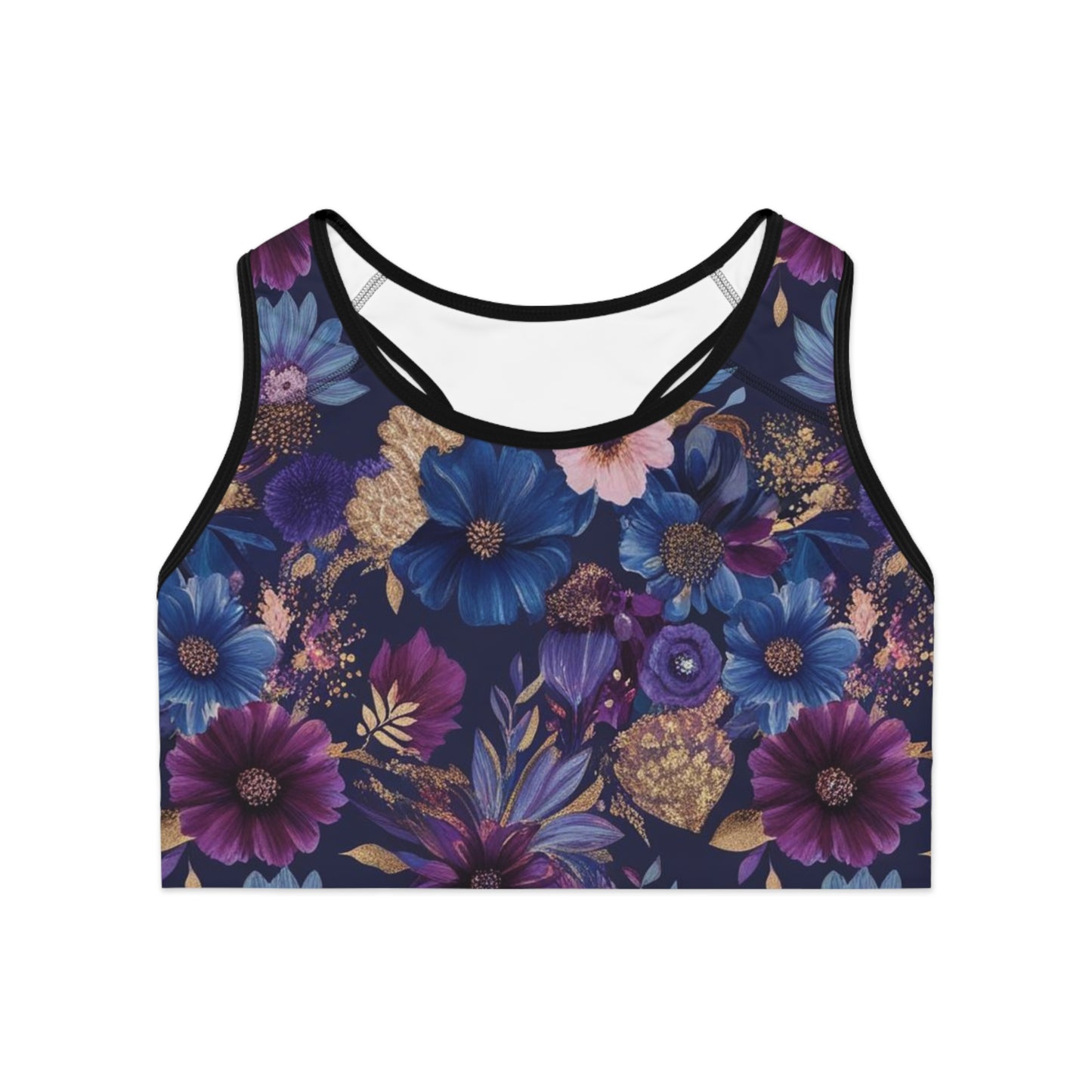 Floral Sports Bra (AOP)