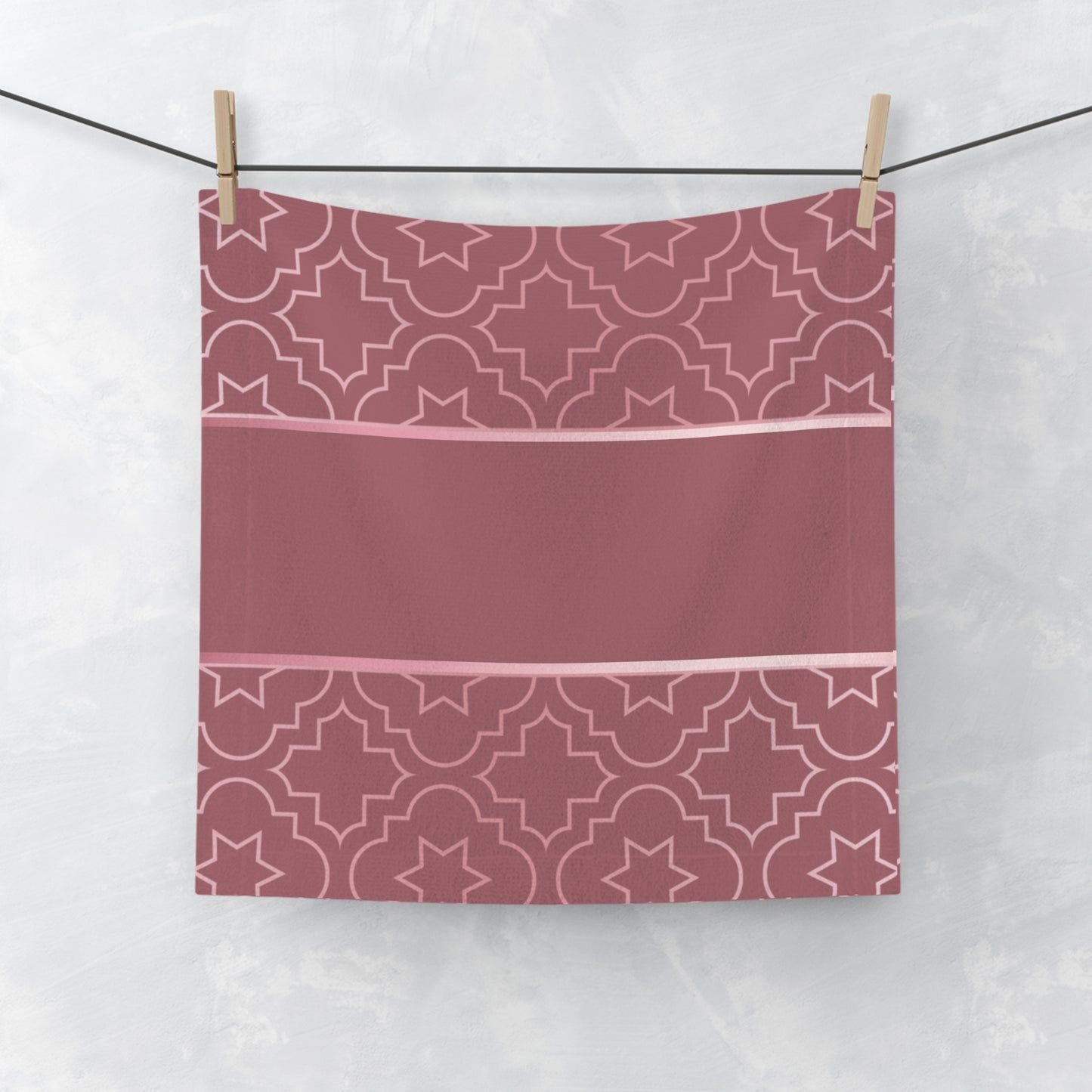 Blush of Rose Face Towel