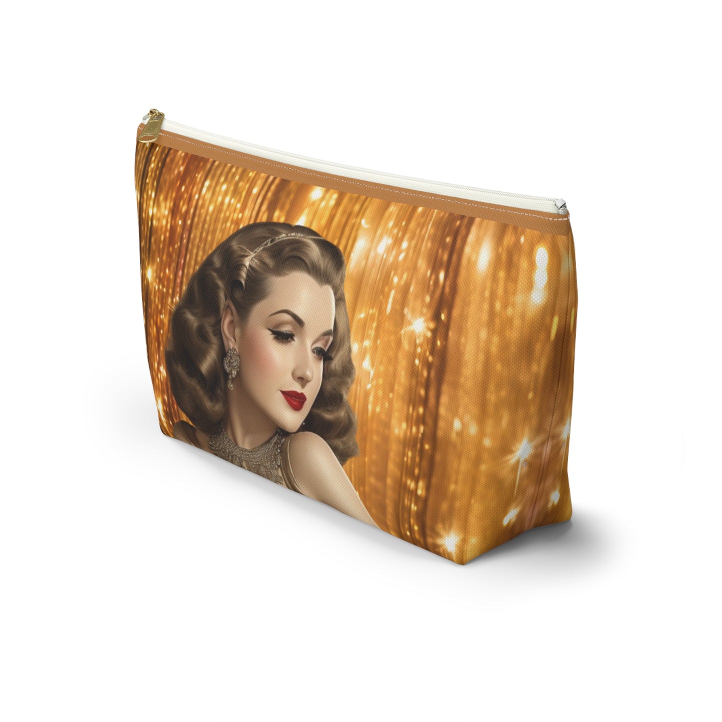 Retro Glam Girl "Ingrid" Accessory Pouch w T-bottom