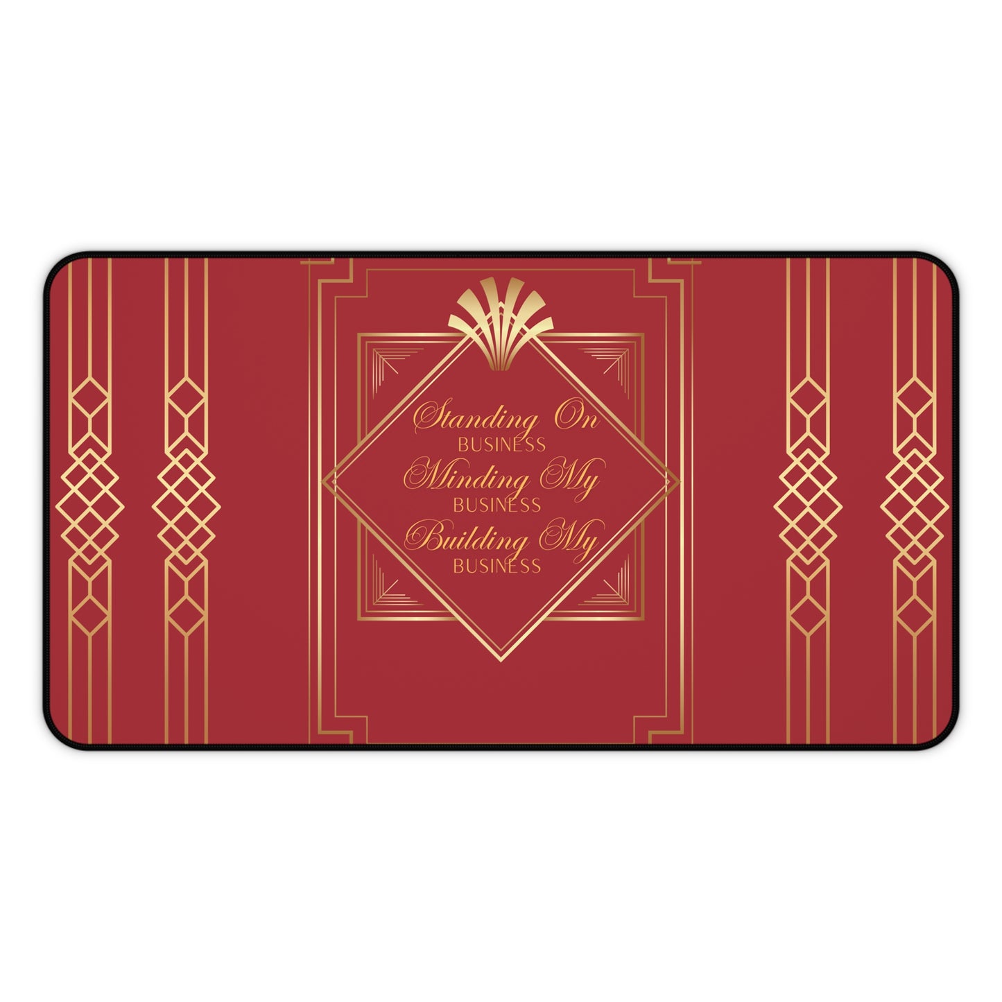 Business 2 (Red) Desk Mat