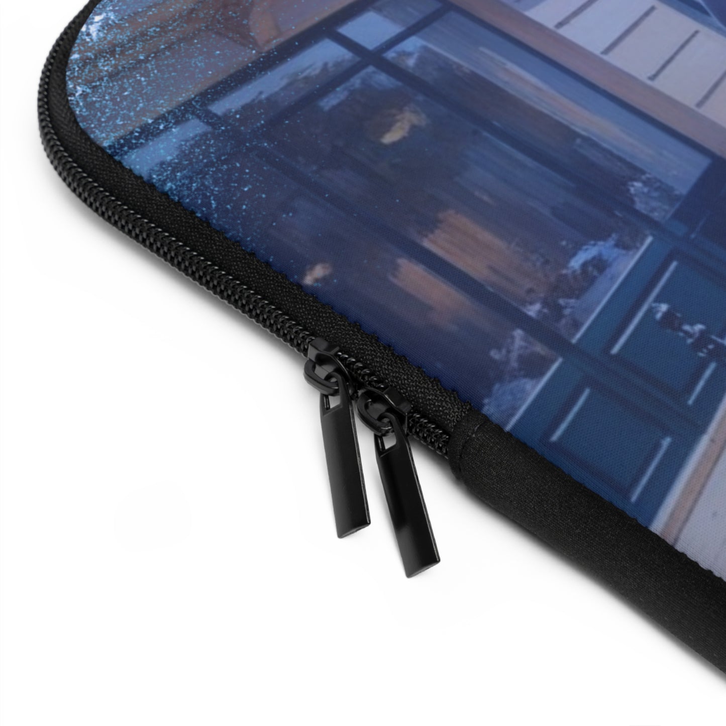 Parisian Stroll (Blue Gown) Laptop Sleeve