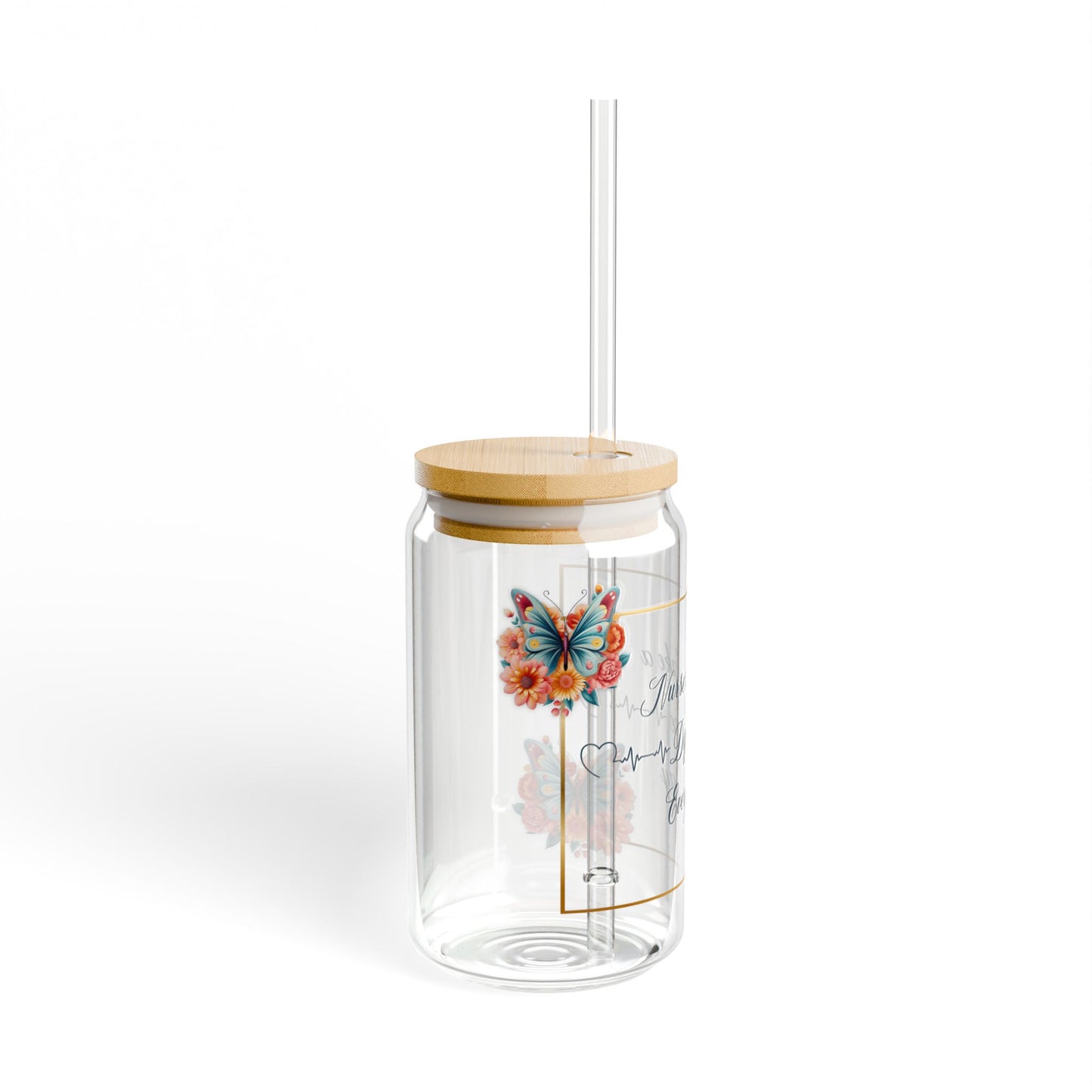 Nurses Make a Difference 2 Sipper Glass, 16oz
