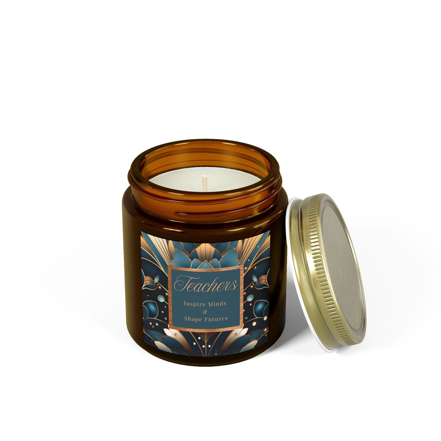 Teachers Scented Candles, Coconut Apricot Wax (4oz, 9oz)