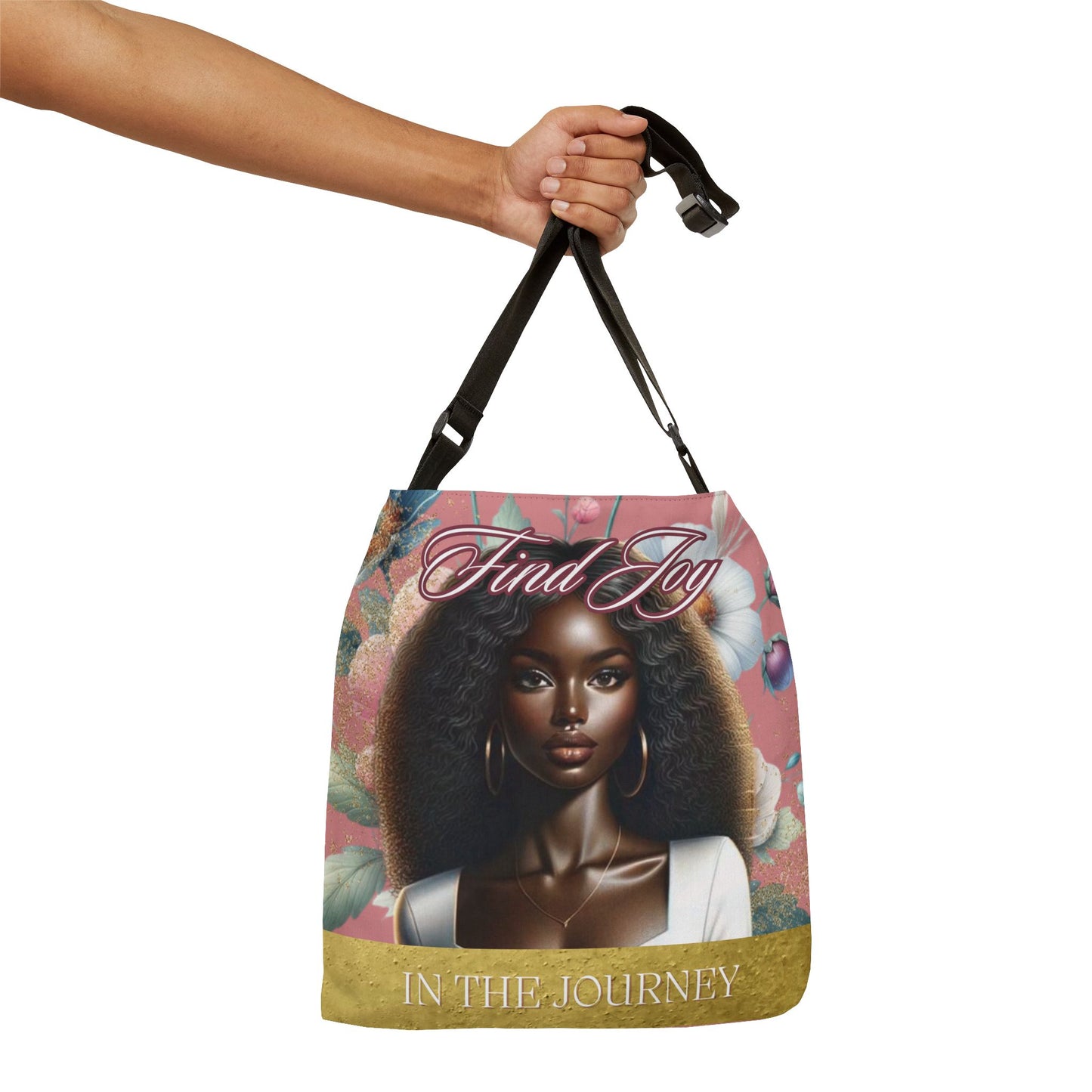 Find Joy 2 Adjustable Tote Bag (AOP)