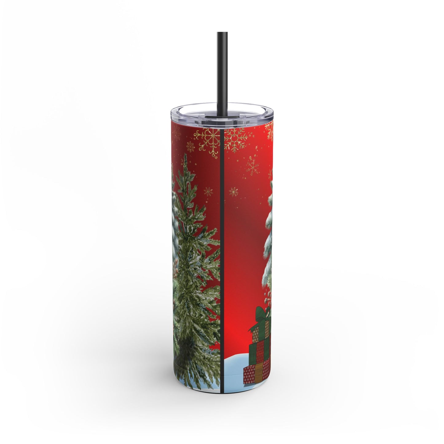 Merry Christmas Maars Maker Skinny Matte Tumbler, 20oz