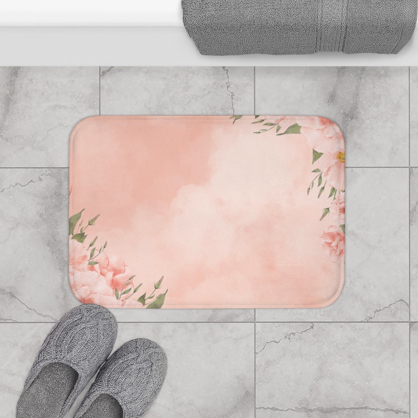 Peachy Keen Bath Mat