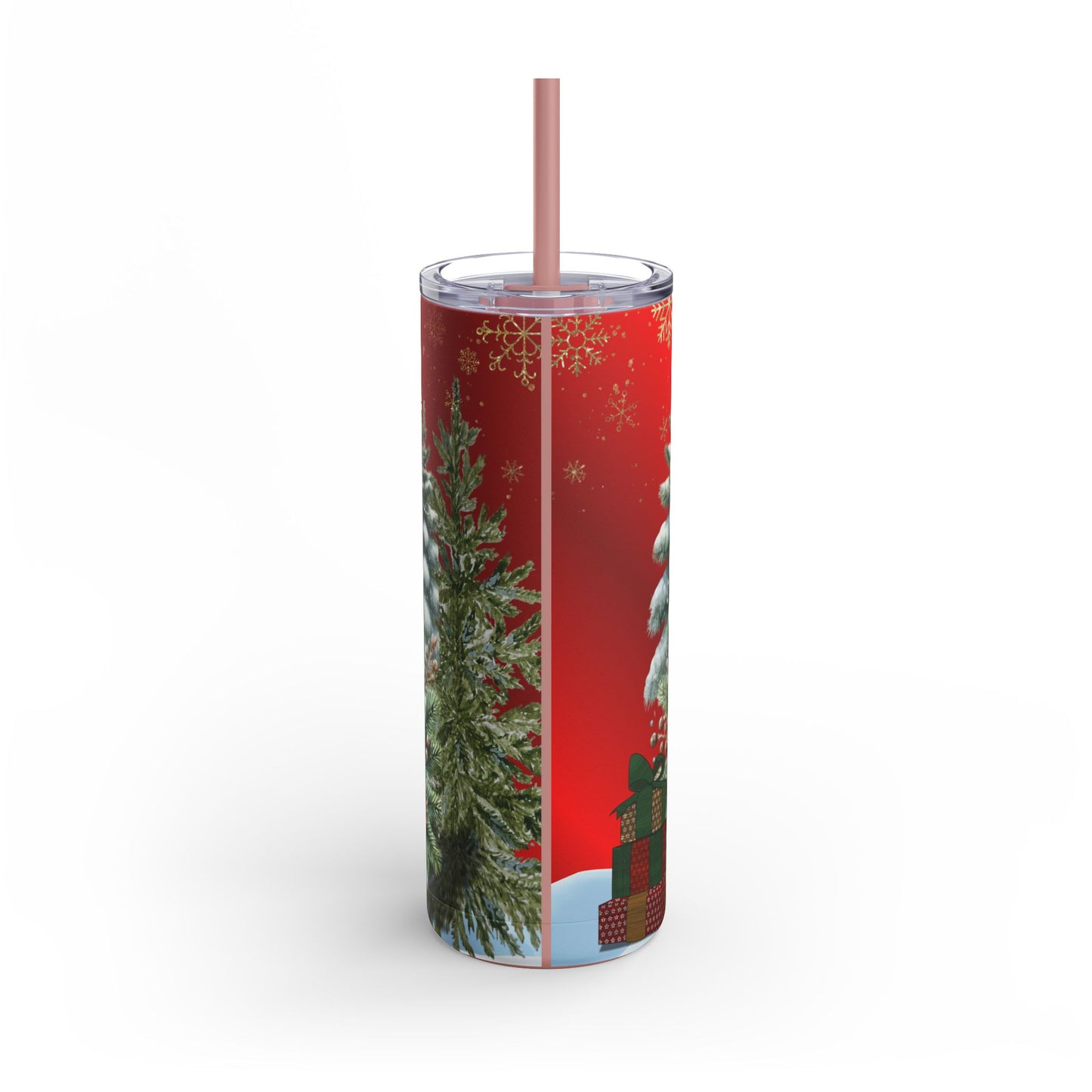 Merry Christmas Maars Maker Skinny Matte Tumbler, 20oz