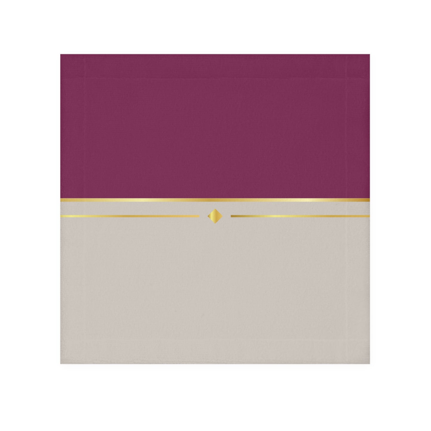 Fuchsia & Taupe Haven Face Towel