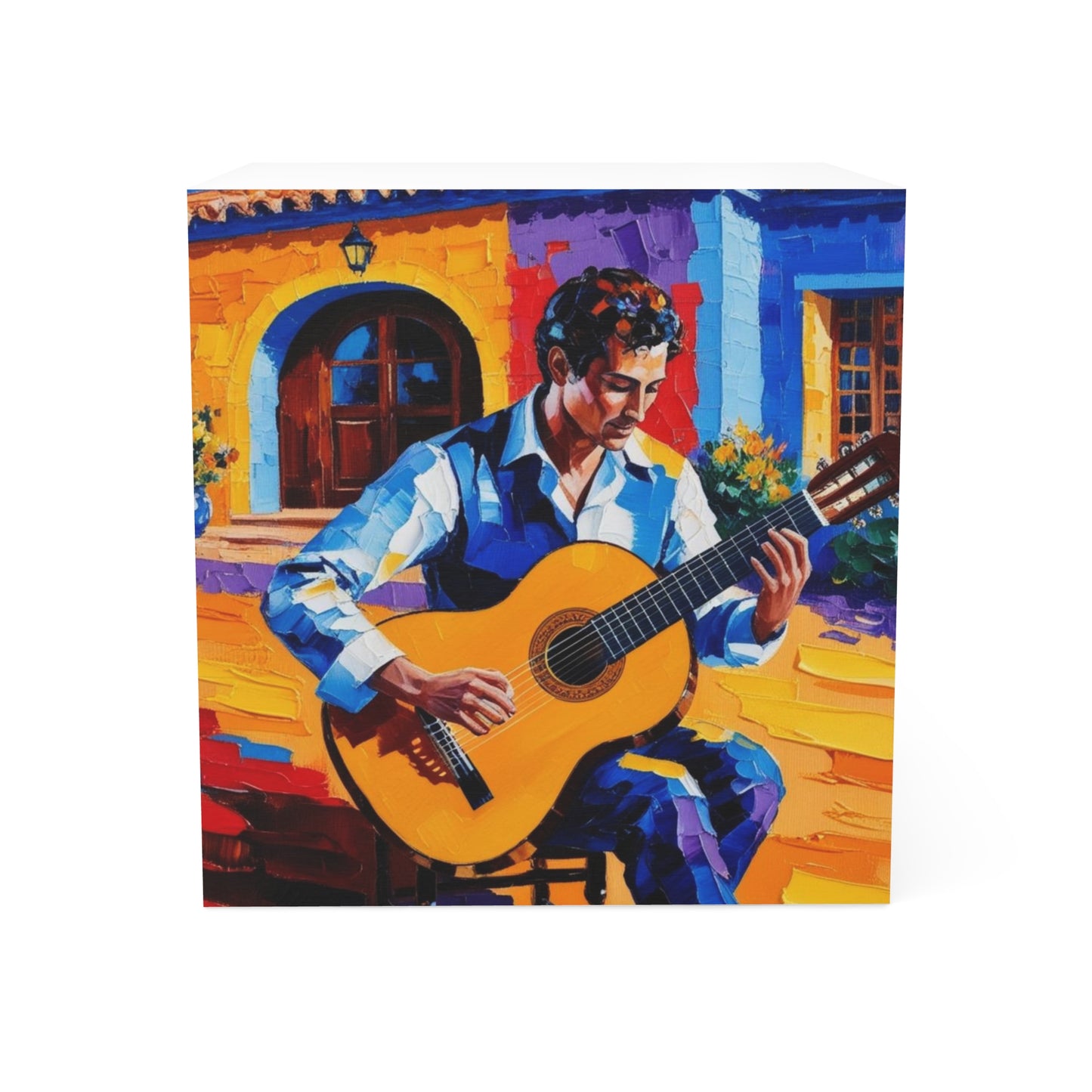 Spanish Guitar Note Cube