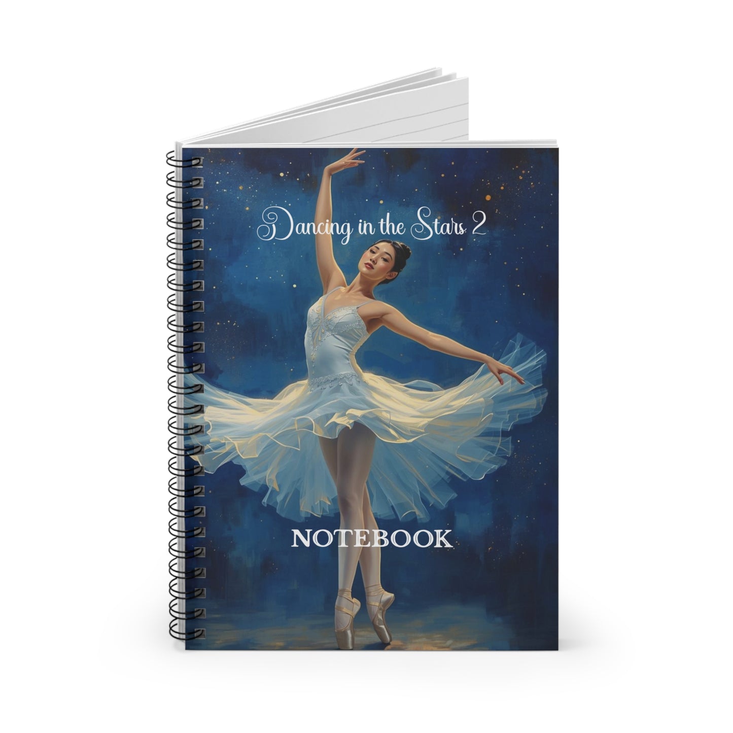 Dancing in the Stars 2 Spiral Notebook - Ruled Line