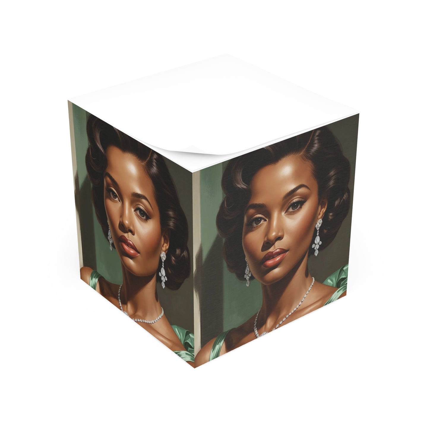 Retro Glam Girls (Diana) Note Cube