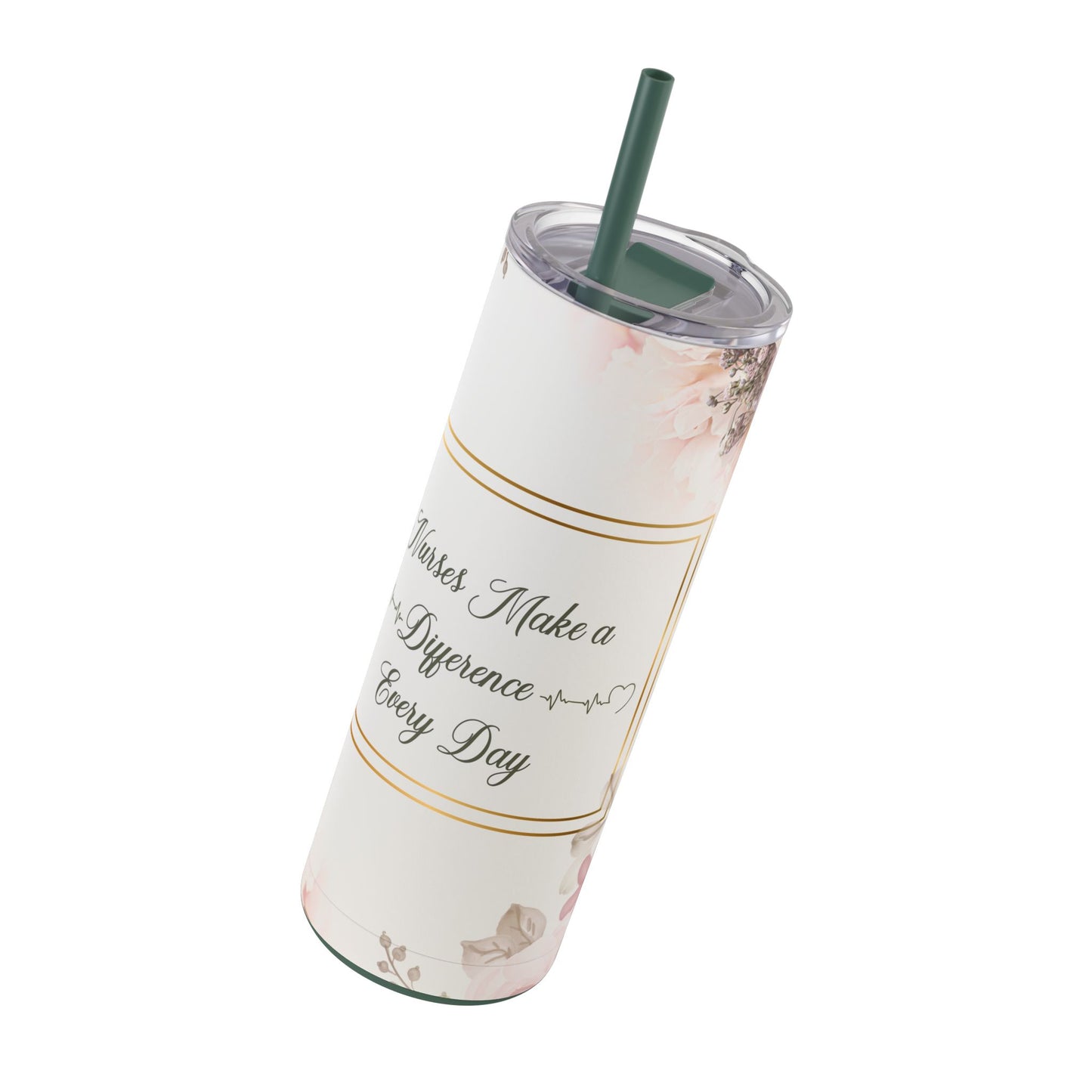 Nurses Make a Difference Maars Maker Skinny Matte Tumbler, 20oz