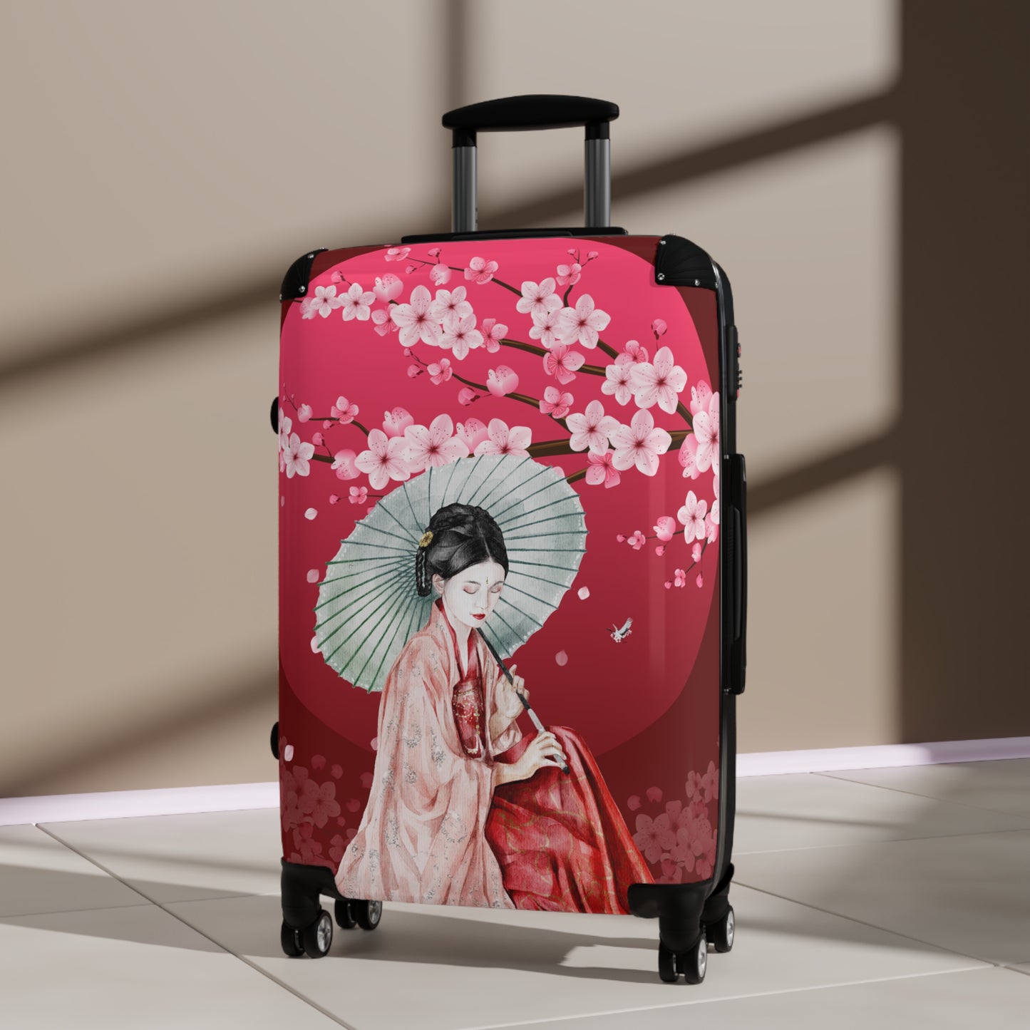Cherry Blossoms Cherry Moon Suitcase