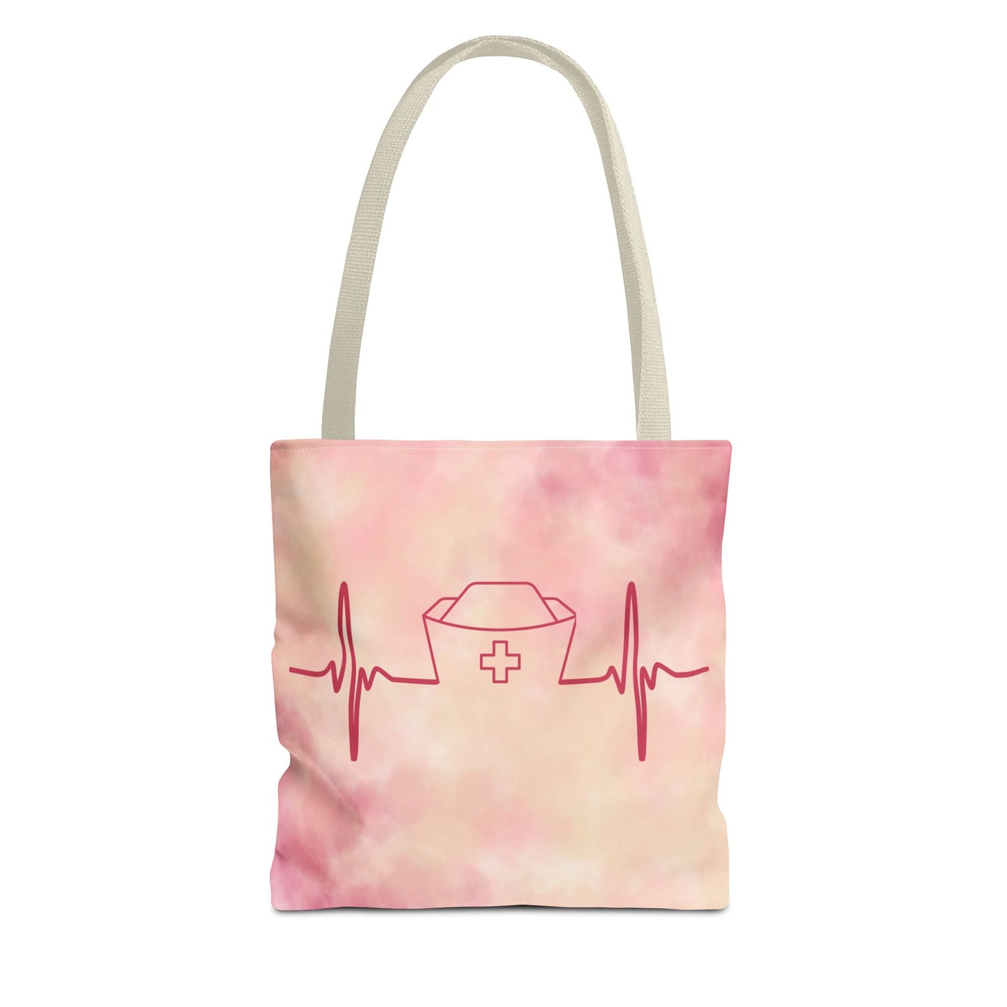 Nurse Heartbeat Tote Bag (AOP)