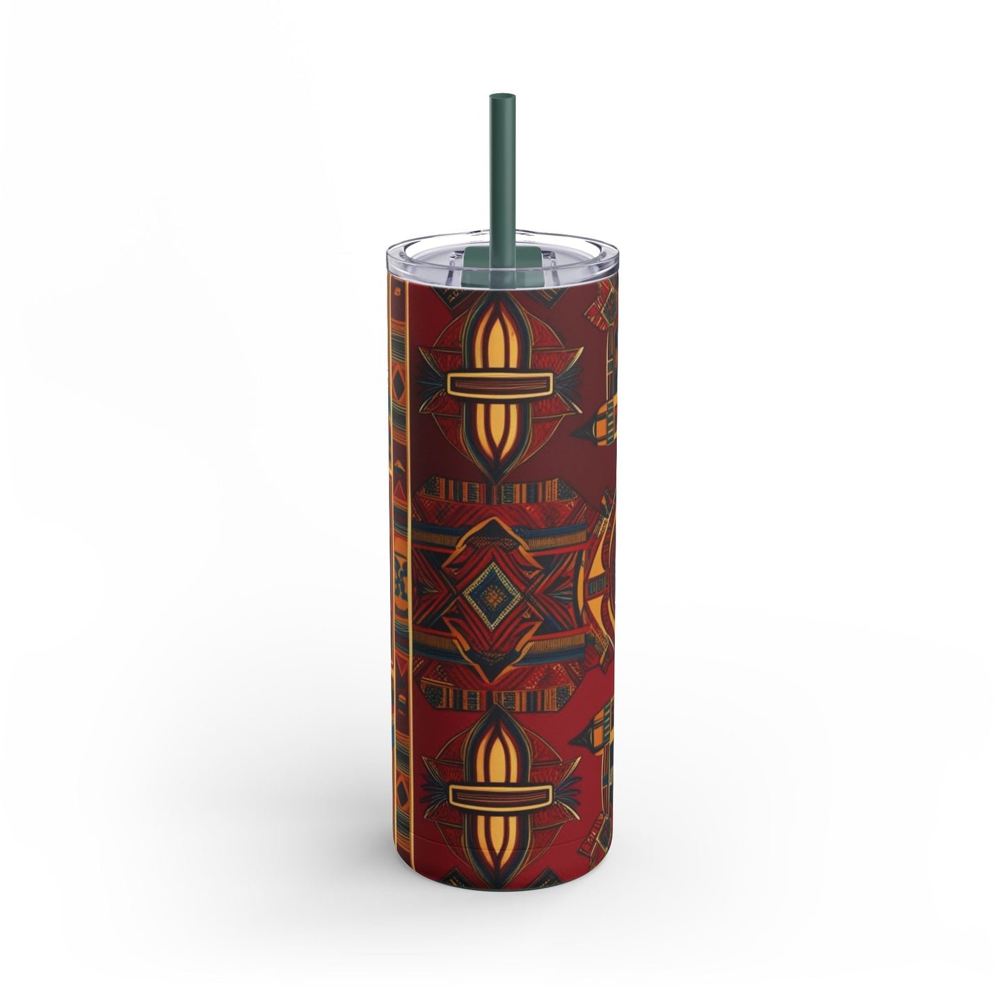 African Canvas 1 Maars Maker Skinny Matte Tumbler, 20oz