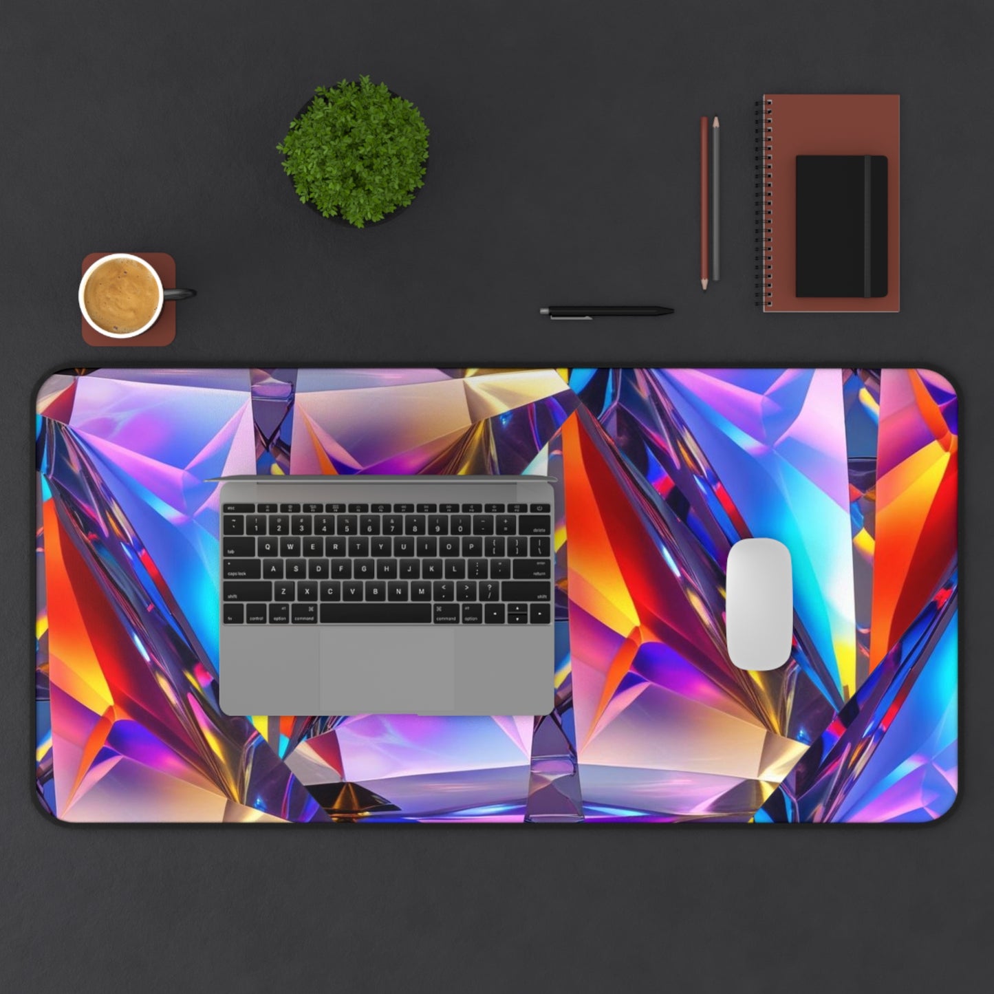 Radiant Prism Desk Mat