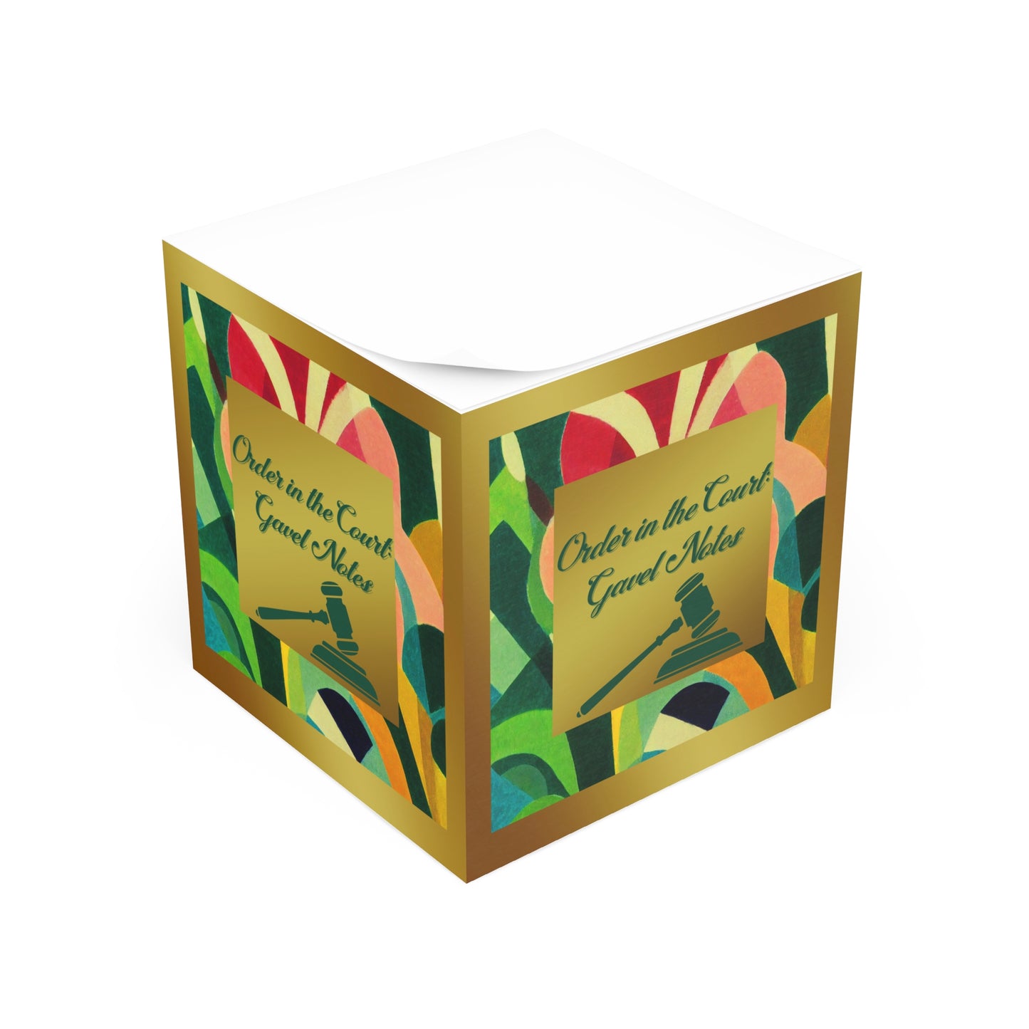 Order in the Court Note Cube