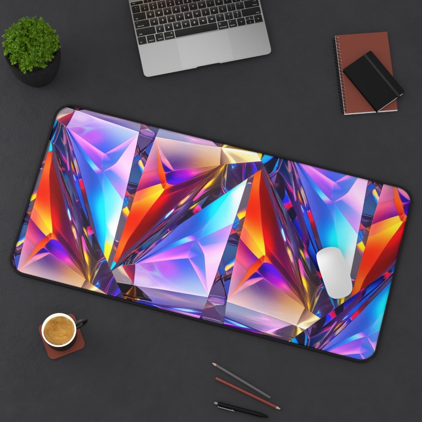 Radiant Prism Desk Mat