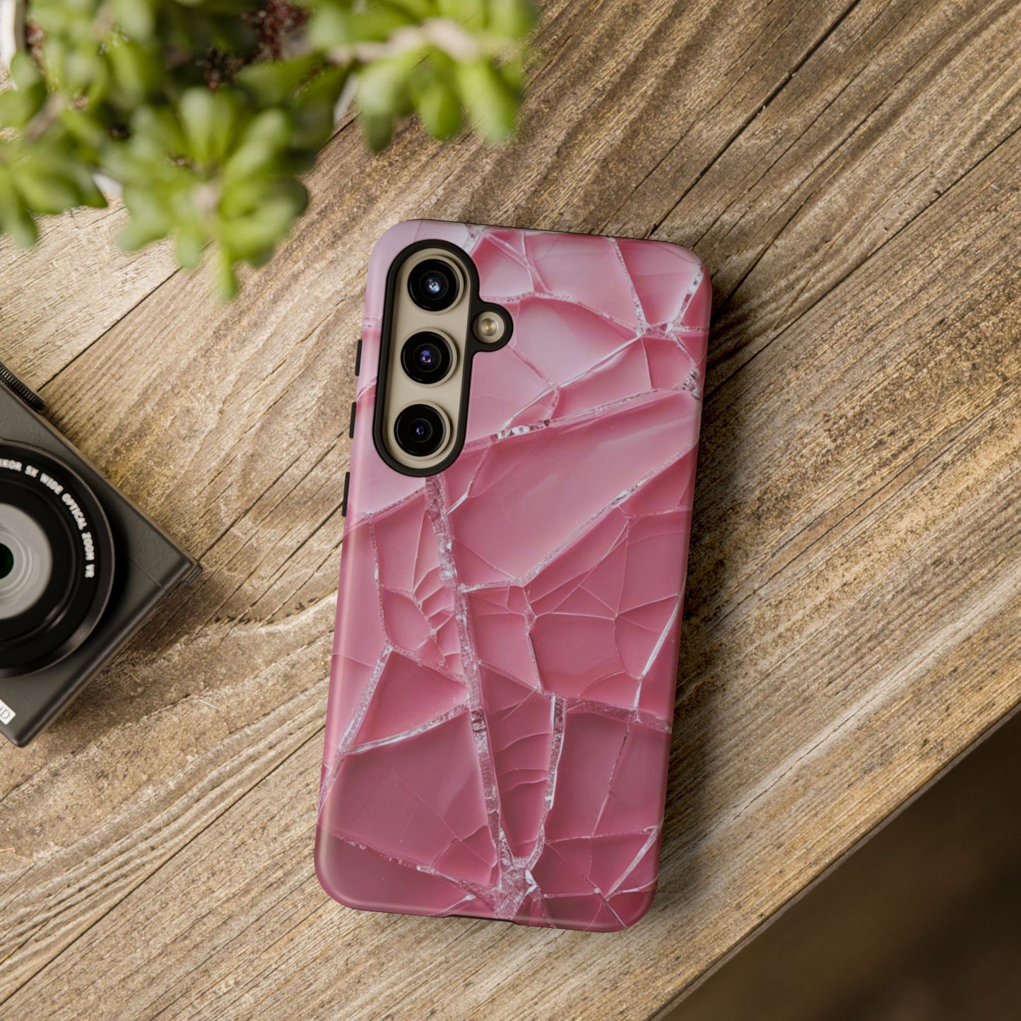 Crack'd (Pink) Tough Cases