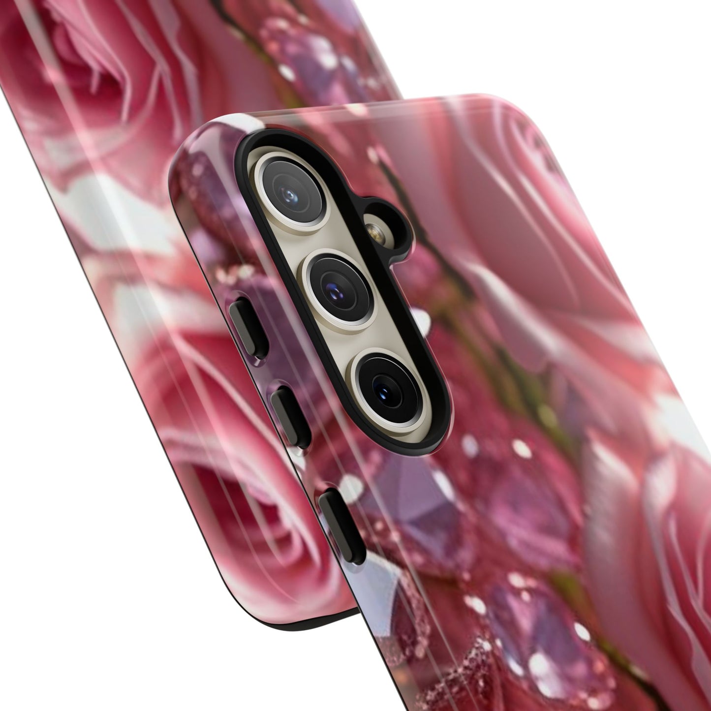 Pink Diamonds & Petals Tough Cases
