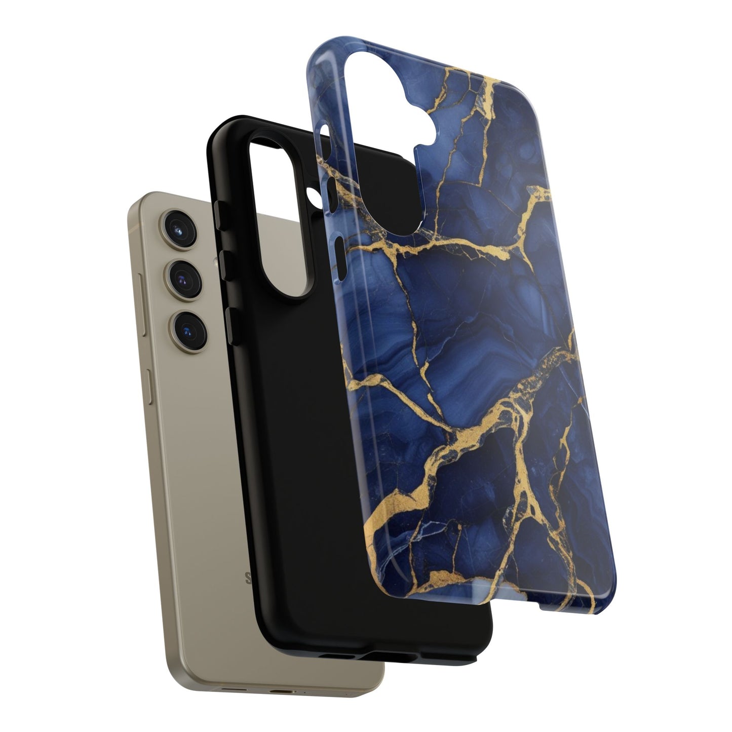 Indigo Marble Tough Cases