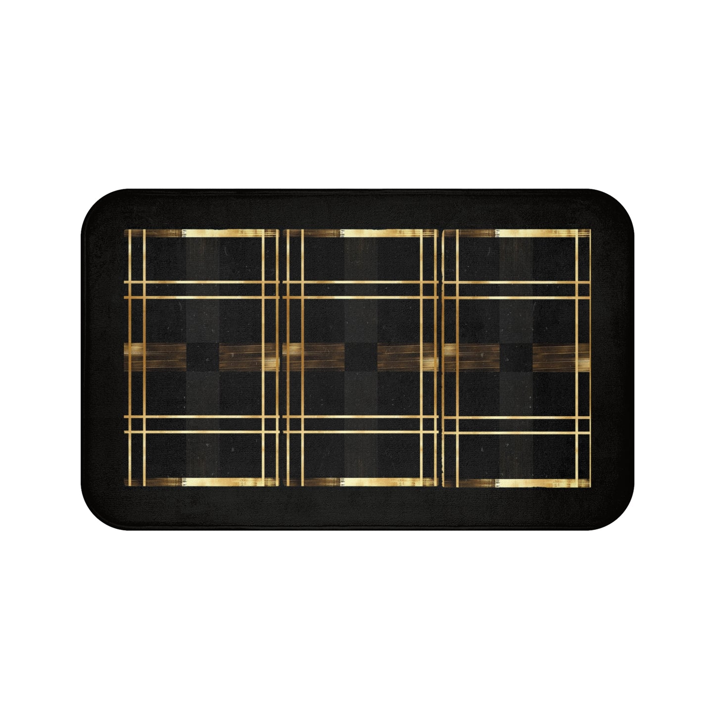 Noir & Gold Glam Bath Mat